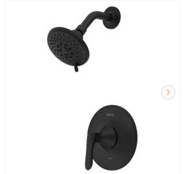 Weller 1-Handle Shower Only Trim Kit Matte Black