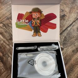 Little Traveler Digital Pocket Camera 4K Ultra HD up to 128GB, Kids Vlogging NIB