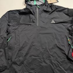 Nike ACG "Trail Snacks" Storm-Fit ADV Jacket Black FQ3062-010 Packable Sz Medium