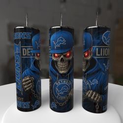 Detroit Lions Football Tumbler