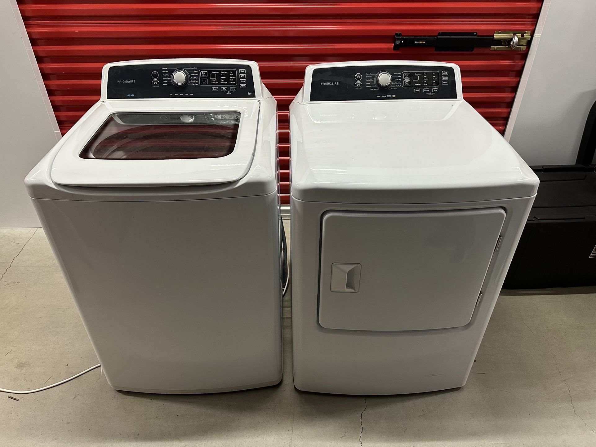 Frigidaire Washer and Dryer