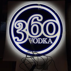 Bar Sign 360 Vodka