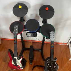  Guitar Hero 6 Warriors of Rock Wireless Drums for Xbox 360 