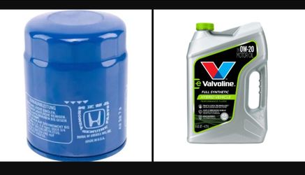 Valvoline 0w-20 hybrid lil and Genuine oil filter 5qt for cr-v civic accord