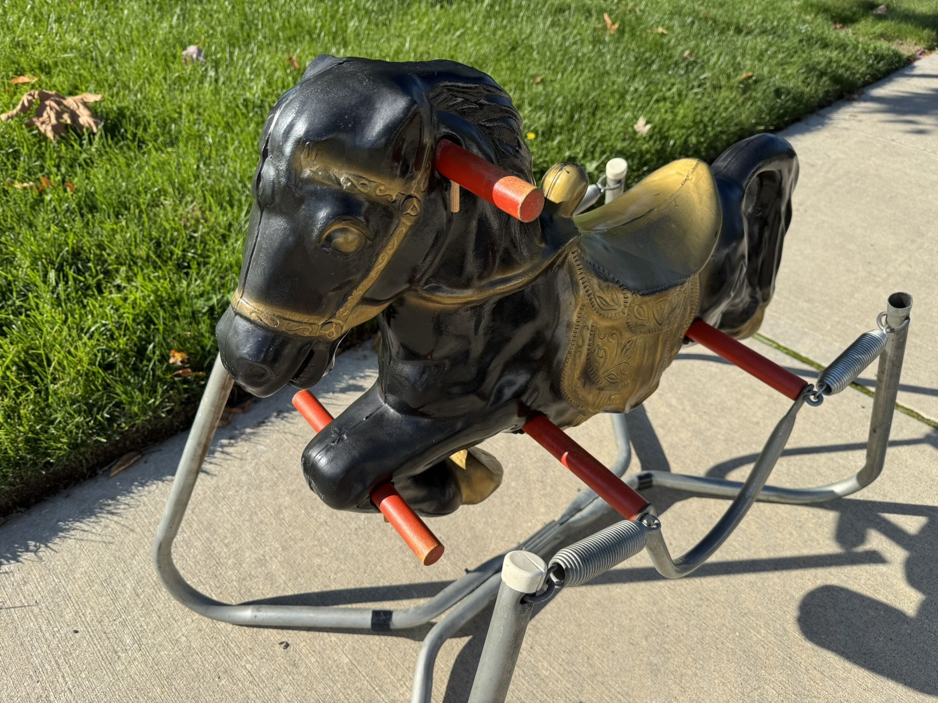 Vintage Rocking Spring Play Horse