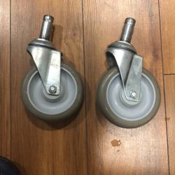 Nexel 5 X 1 1/4 Swivel Wheels Casters (2 Total)