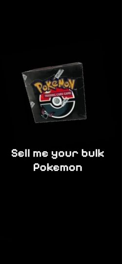 Paying Cash for your NM Bulk Pokémon Cards!