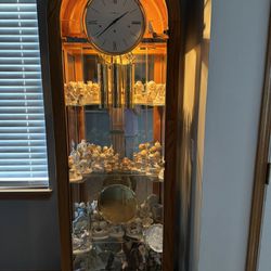 Curio Cabinet/grandfather Clock 