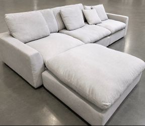 4 Piece Cloud MODULAR SECTIONAL - Beige or Grey