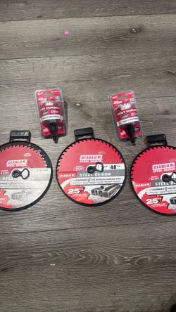 steel demon circular saw blades and 2 hole dozer bits