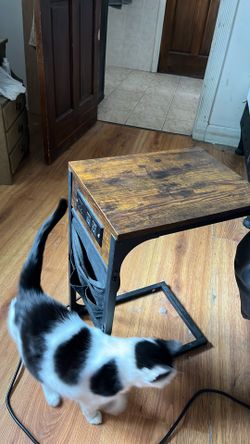 Side Table with Charging