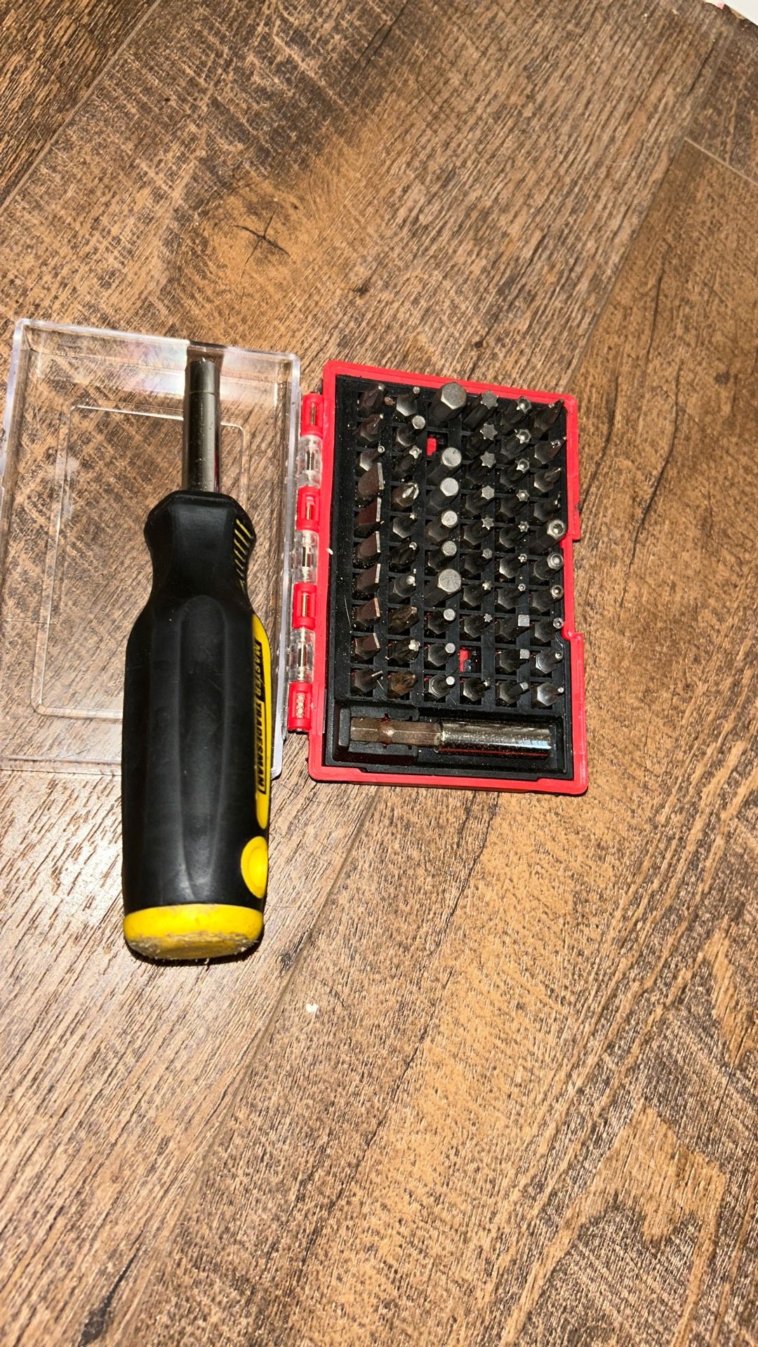 Master Tradesman Screw Driver With Screw Set (60 Cnt)
