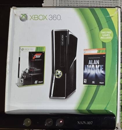 Xbox 360 S Console + Kinect with 50! Games