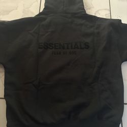 Black On Black Essentials Hoodie 