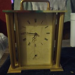 Seiko  Metal Brass Table Clock .... 