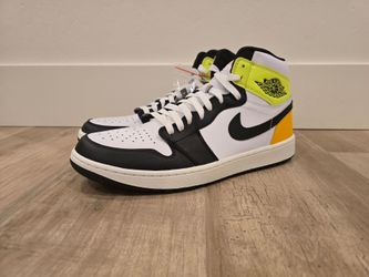 JORDAN RETRO 1 HIGH OH VOLT GOLD GOLF SHOES MENS...SZ 12...BRAND NEW