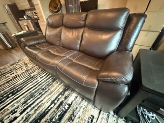 Leather couch