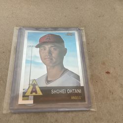 2022 Topps Chrome Platinum Anniversary Shohei Ohtani Card #1