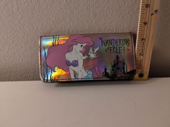 Loungefly The Little Mermaid Ariel Disney RARE Iridescent Trifold Wallet