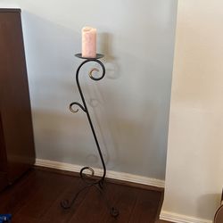 Candle Holder Bronce Tall