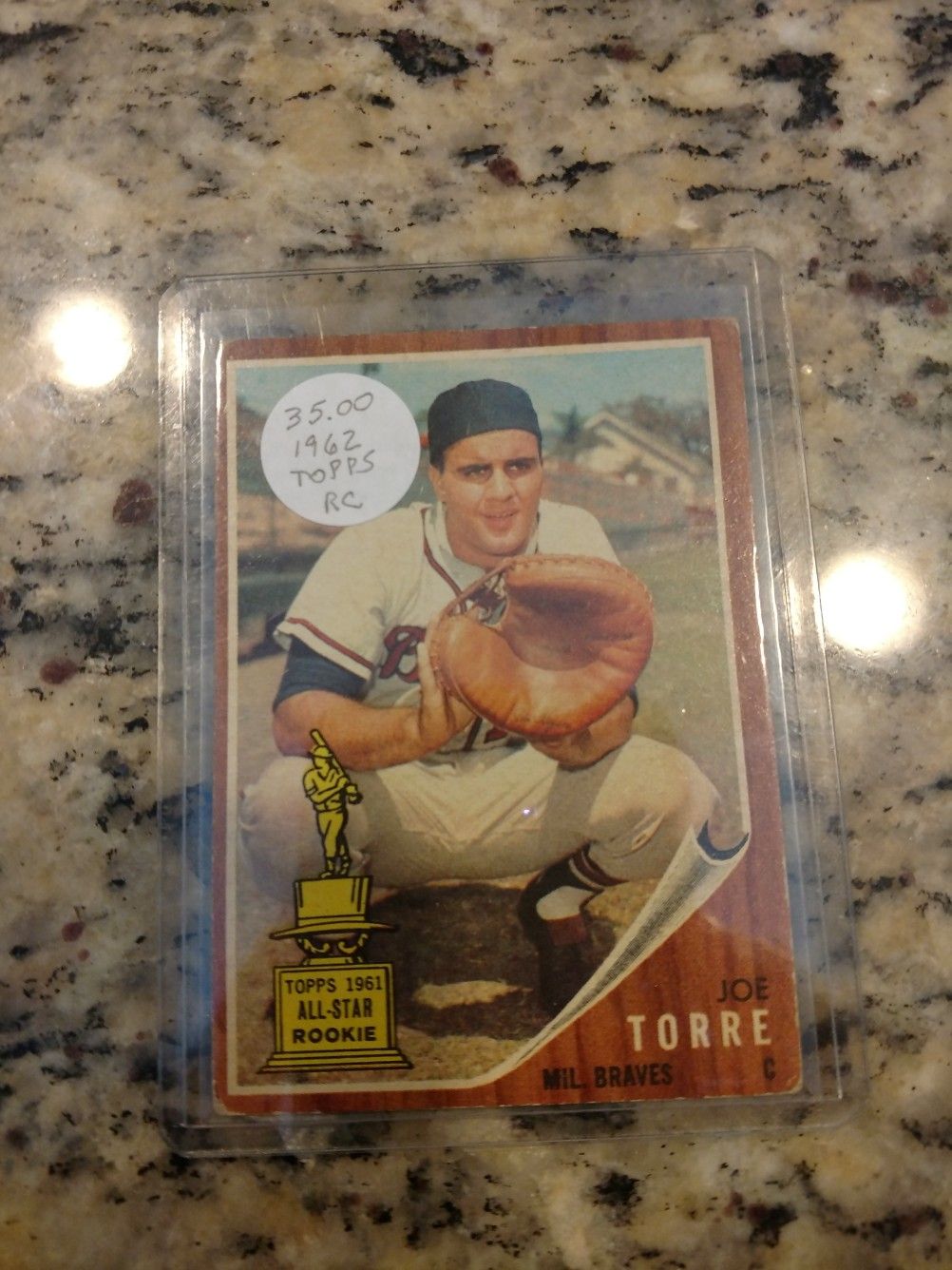 1962 Topps Joe Torre Rookie Baseball Card