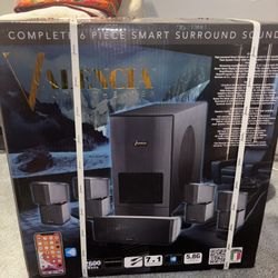 Valencia 6 Piece Surround Sound Speakers