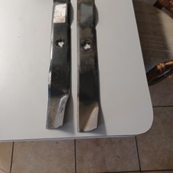 2 Blades For 38 Inch Mower Brand New