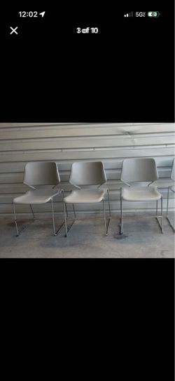 commercial HEAVY DUTY STACKABLE CHAIRS $10 EACH