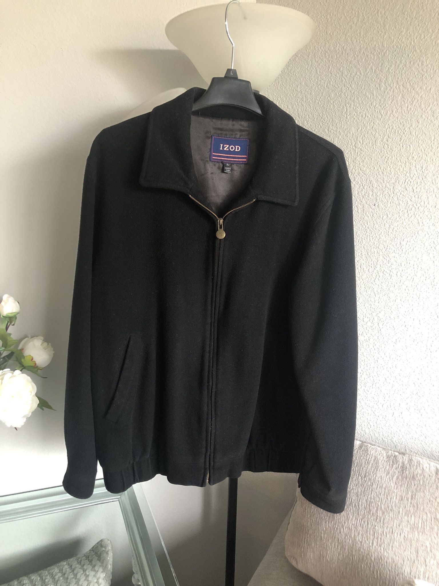 IZOD Brand Men’s Coat Zipper Jacket Size XL