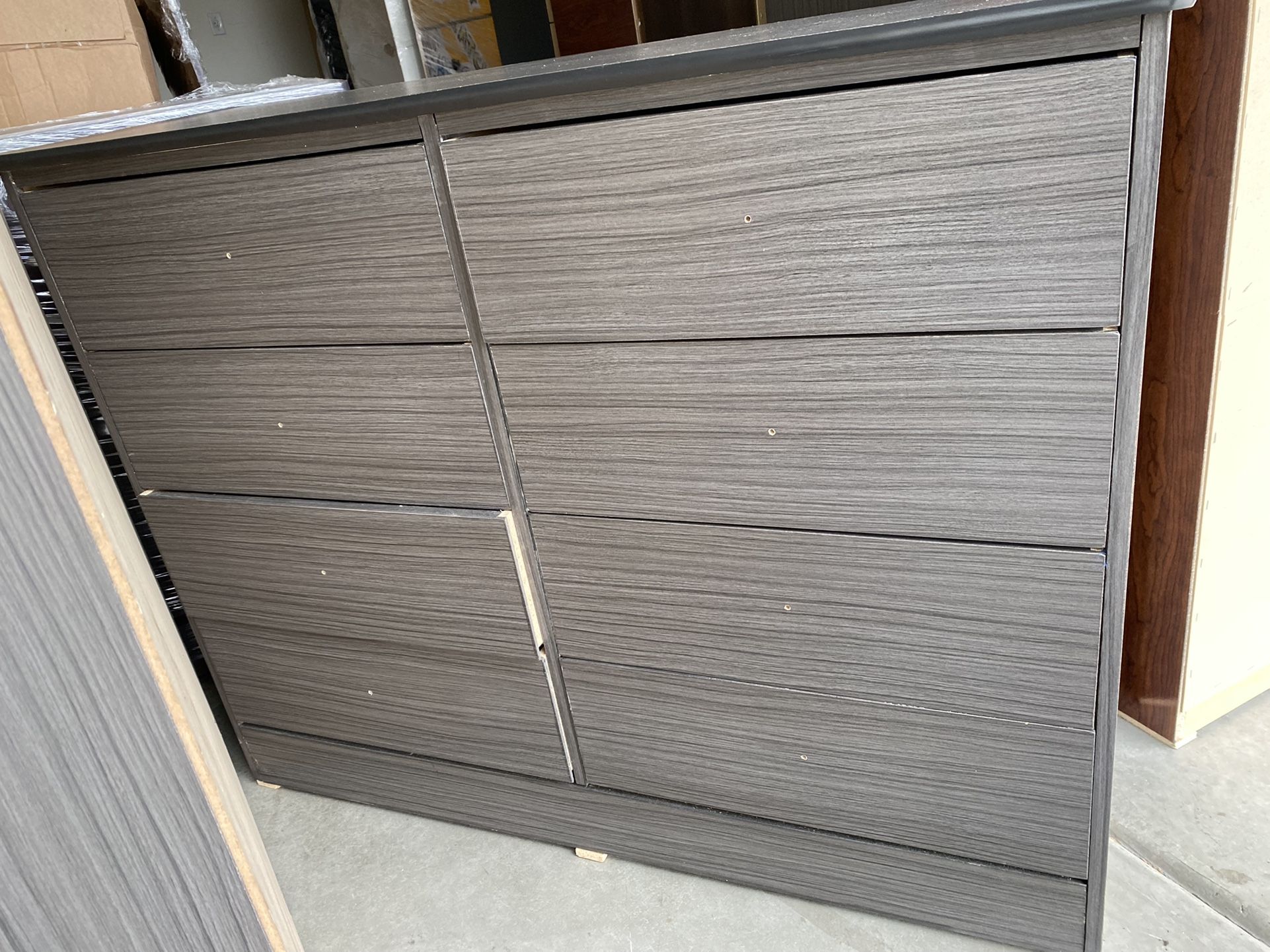 Grey 8pc Dresser 