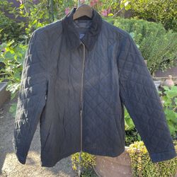 Men’s Medium J crew Quilted Bomber Jacket 