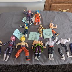Dragon Ball action figure collection
Please look closely at the pictures, one row of these could be used for just parts