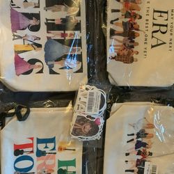 The eras tour make up bags and stickers