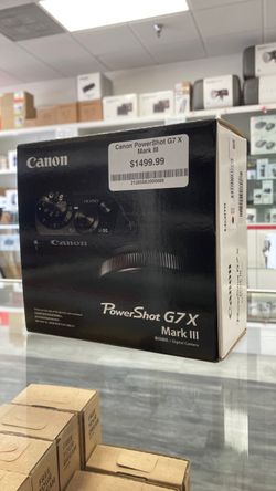 Canon PowerShot G7X Mark III