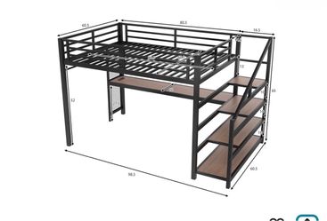 Queen size metal frame