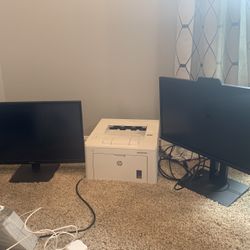 Computers desktop and Printer 