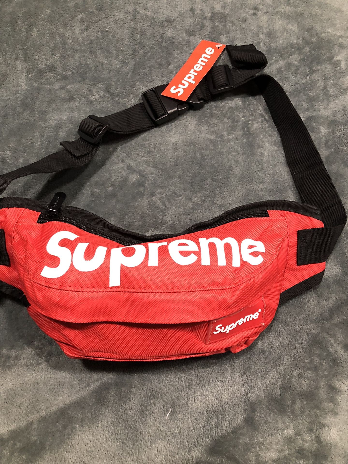Red supreme Crossbody bag