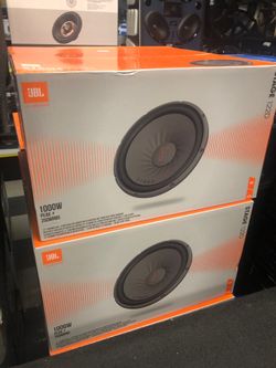 Two 12 inch Jbl subwoofers on sale today for 129.98