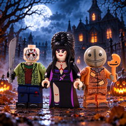 LEGO Compatible Halloween Minifigures Jason, Elvira, Sam from Trick 'r Treat YOU CHOOSE