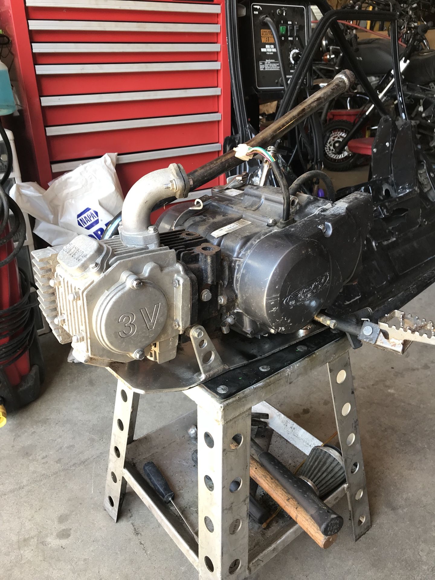 SDG 107 pit bike engine