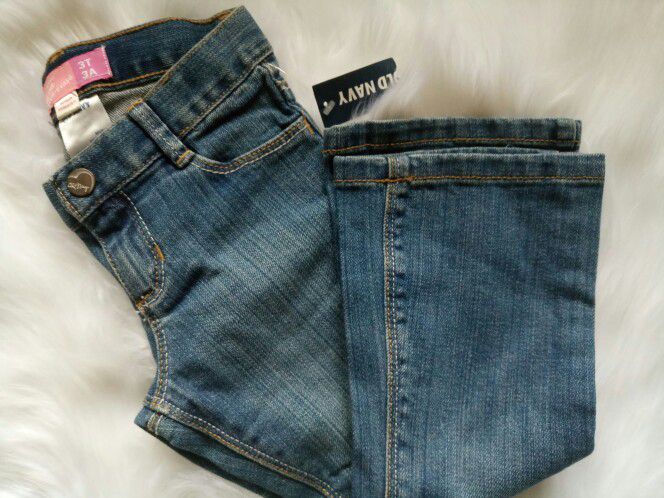 Girl boot leg jeans 2T