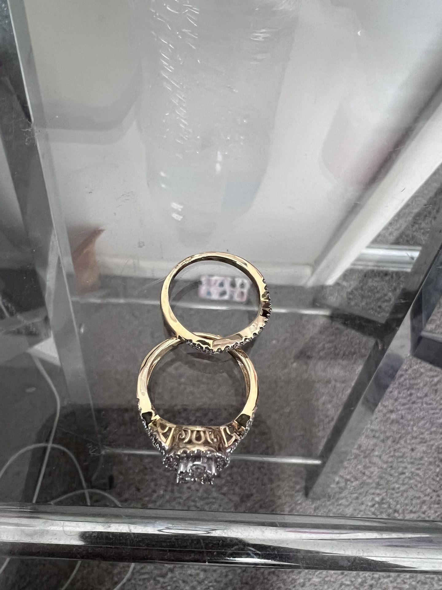 New Wedding Band With Engagement Ring