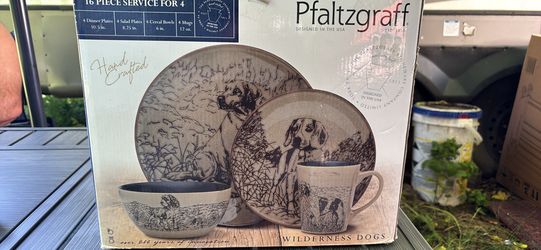 new set of plates and cups