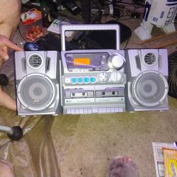 JVC CD PORTABLE COMPONENT SYSTEM PC-X290