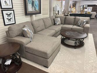 Living Room Furniture Modular Platinum Gray sectional couch with chaise  color Options Only $39 Down Payment 👉 PLEASE ASK FOR JON GREEN WHEN YOU ARRI