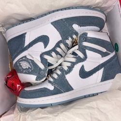Denim Jordan 1’s Brand New 