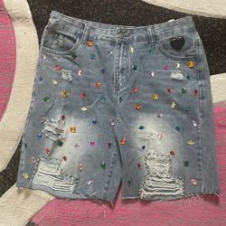 Both Mens Denim Shorts 100$🔥