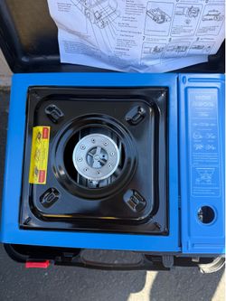 New Portable Butane Gas Stove w/ Carry Case – Camping, RV, Emergency