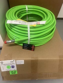 Piranha® LLGR 3/8" x 150’ Sewer Jetter Hose 4000 PSI Green (MxM) Ship Avail