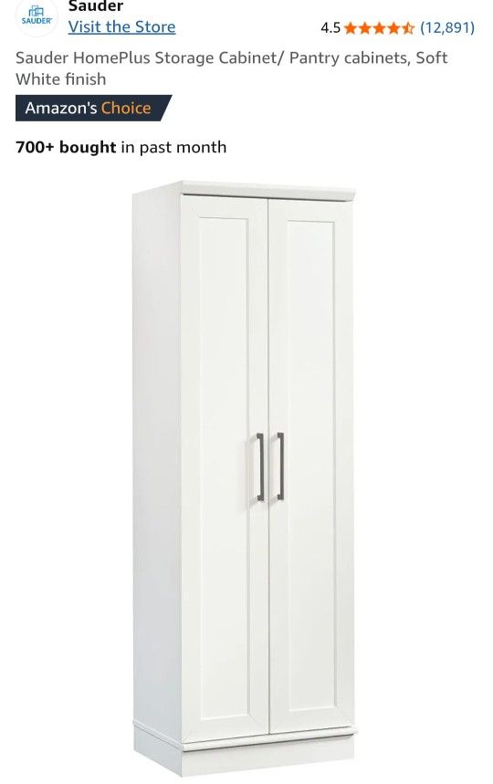 Sauder HomePlus Storage Cabinet/ Pantry cabinet